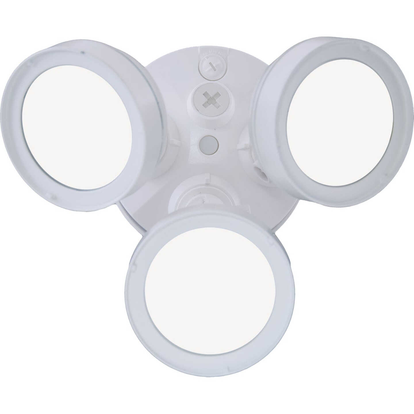 Halo Lumen Selectable White Triple Head LED Floodlight Fixture Image 1