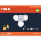 Halo Lumen Selectable White Triple Head LED Floodlight Fixture Image 2