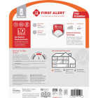 First Alert SM210 10-Year Battery Photoelectric Smoke Alarm with Slim Profile Image 2