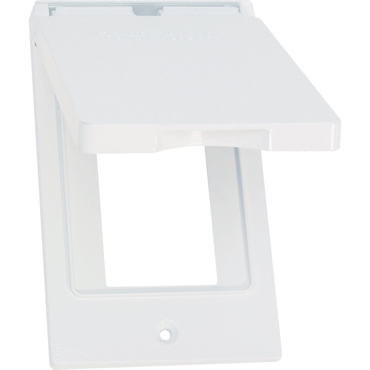 Southwire Single Gang Vertical White Weatherproof GFCI Cover