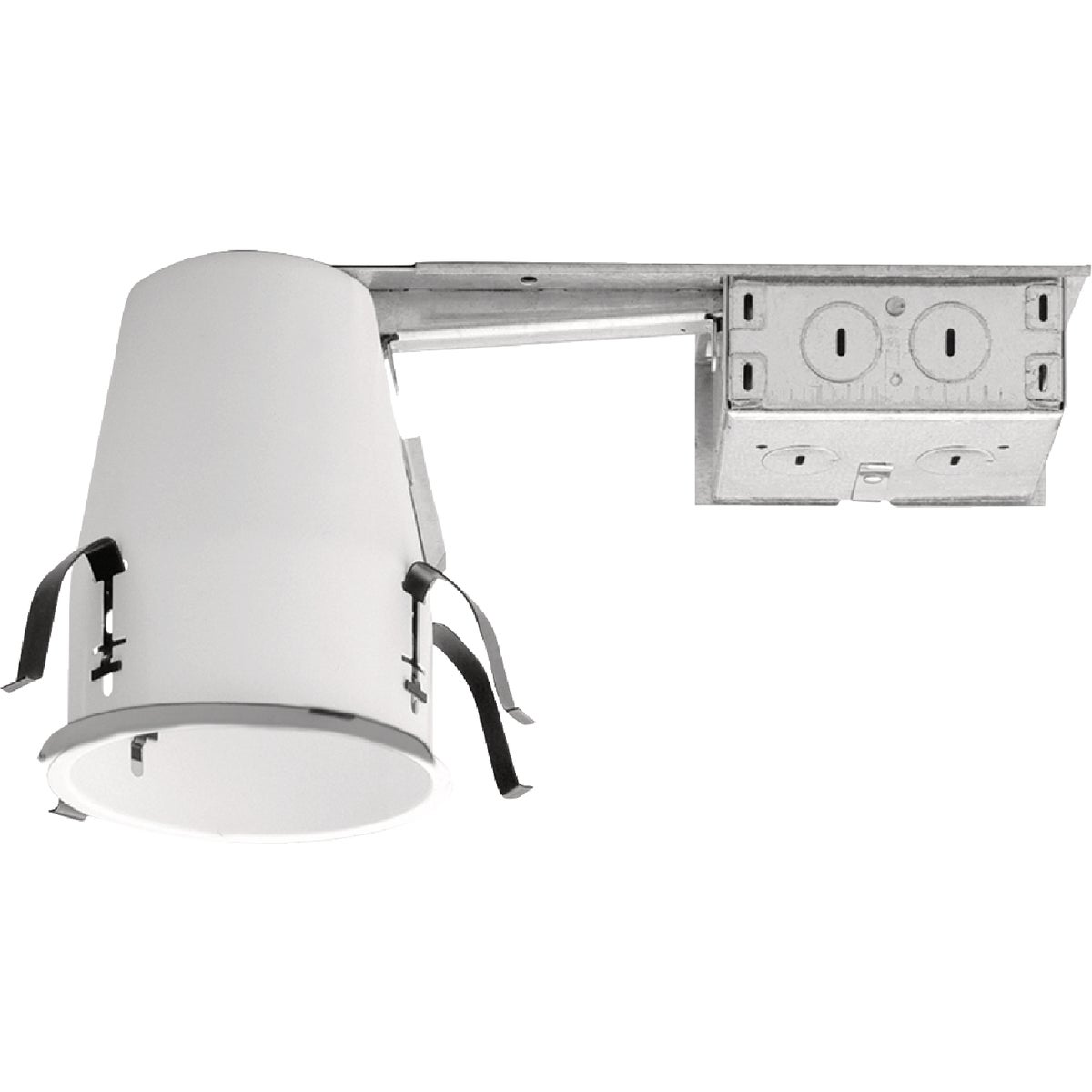 Halo 4 In. Remodel Non-IC Rated Recessed Housing for Shallow Ceiling