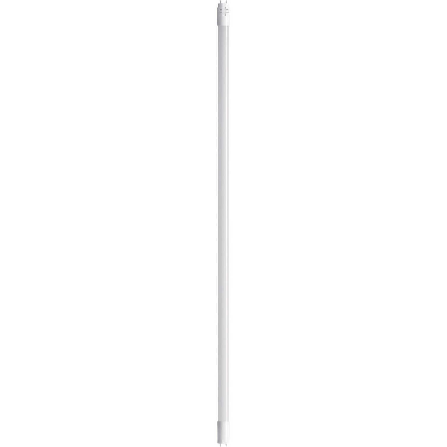 Satco 32W Equivalent 48 In. 4000K/5000K/6500K Medium Bi-Pin Ballast Bypass LED Tube Light Bulb (2-Pack) Image 1