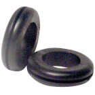 Gardner Bender 3/8 In. Flexible Black Vinyl Wire Insulation or Cording Grommet (5-Pack) Image 1