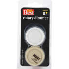 WHT/IVORY ROTARY DIMMER Image 1