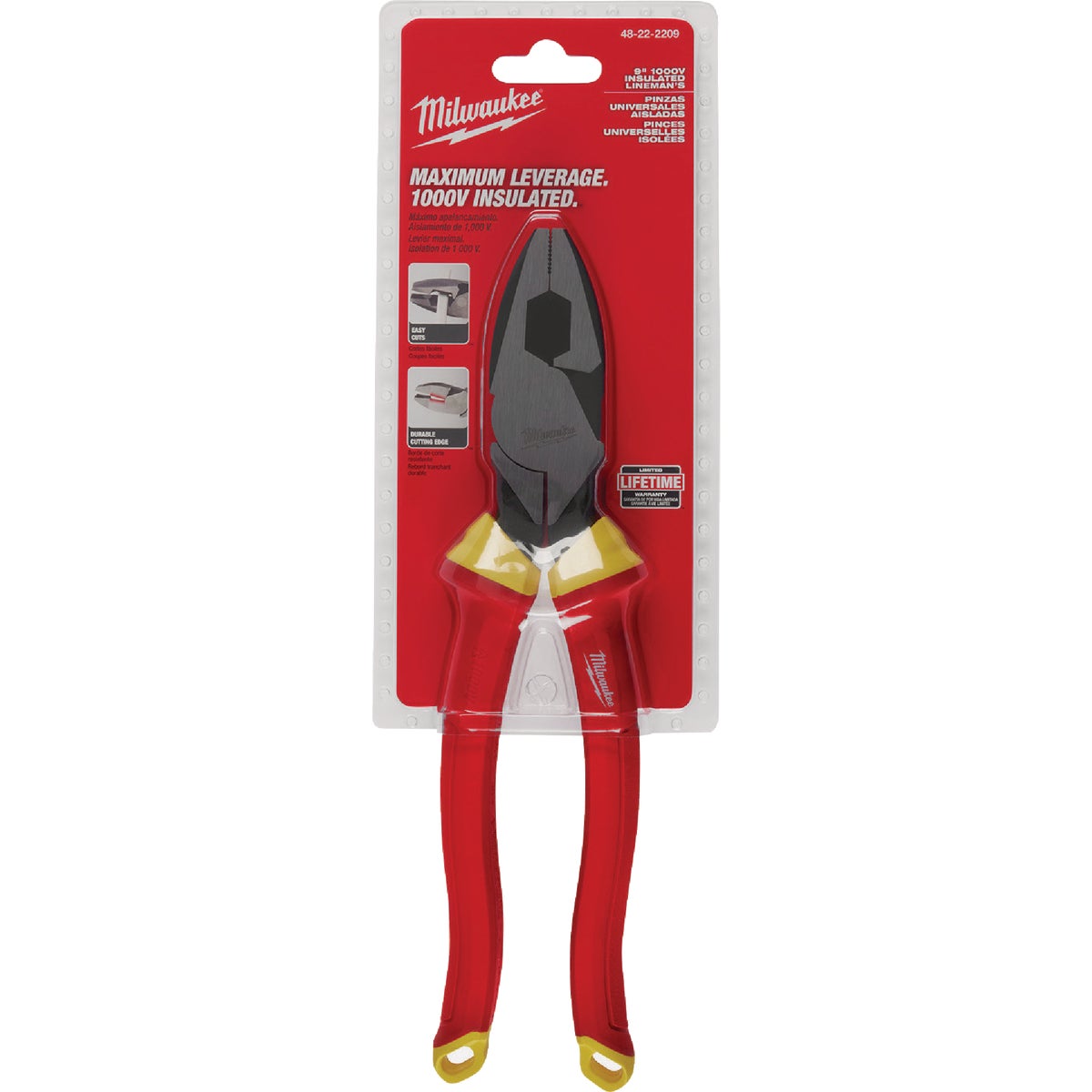 Milwaukee 9 In. 1000V Insulated Lineman's Pliers Image 5