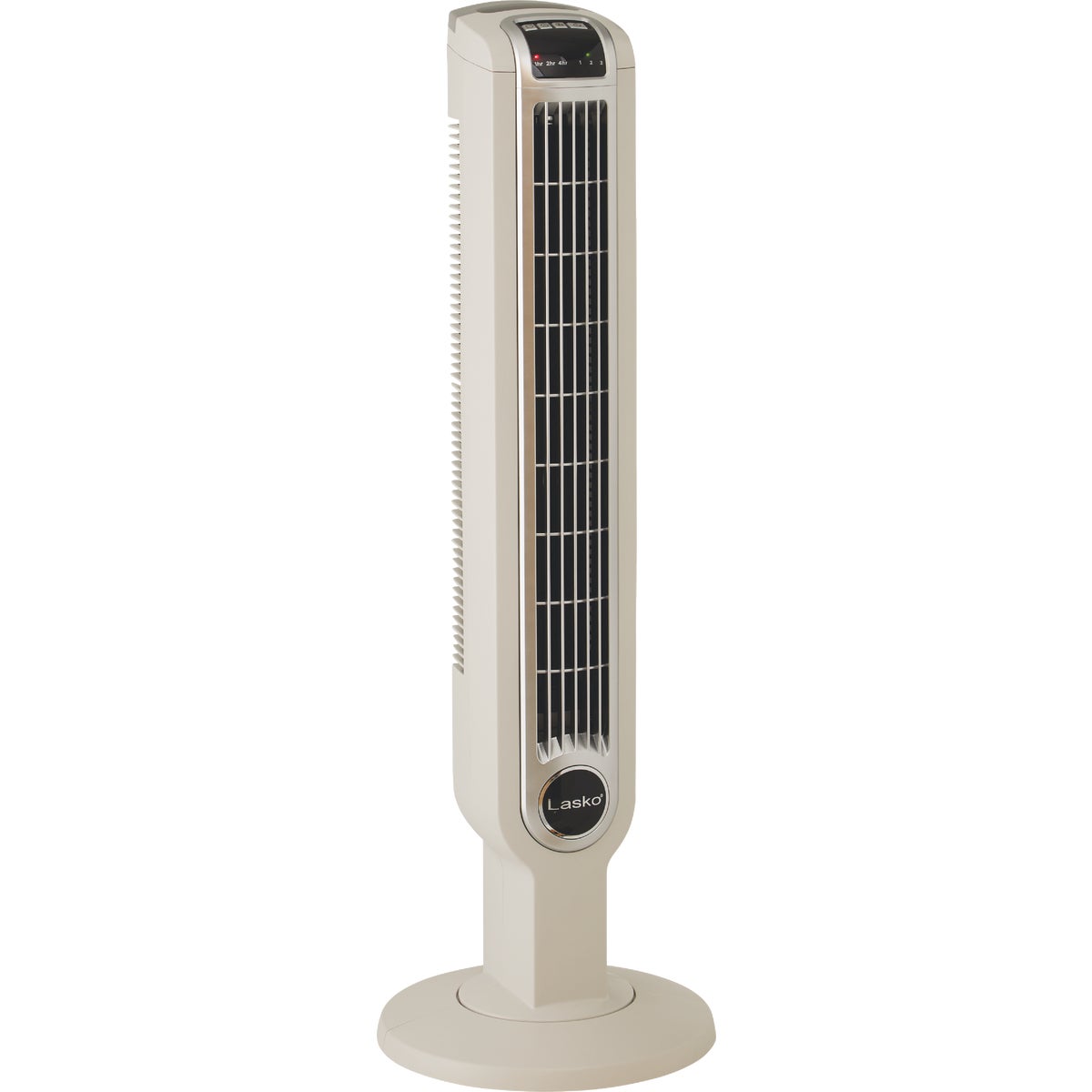 Lasko 36 In. 3-Speed White Oscillating Tower Fan with Remote Control