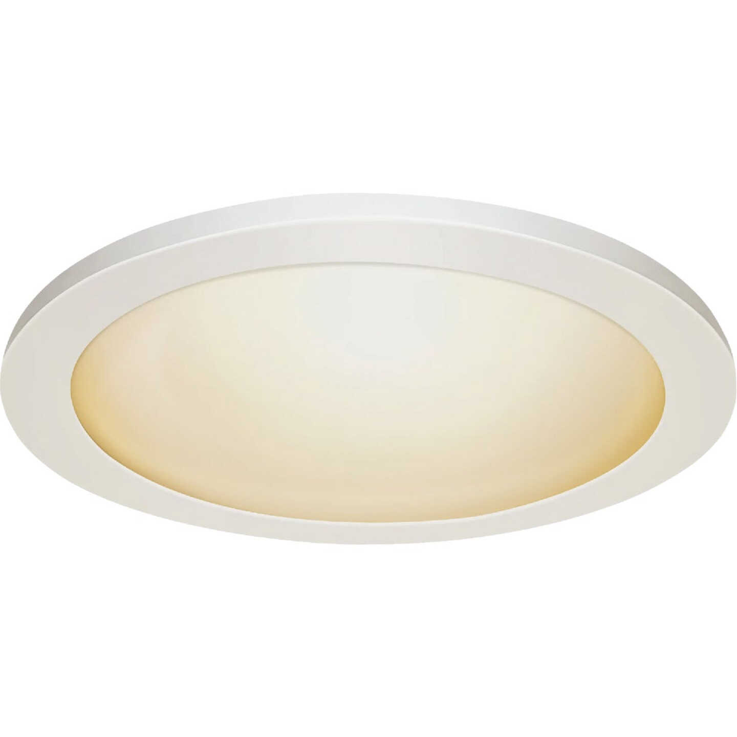 Feit Electric Edge-Lit 11 In. White Round 6-Way LED Disc Flush Mount Light Image 4