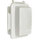Southwire 18-In-1 Single Gang White Non-Metallic Vertical/Horizontal While In-Use Extra-Duty Rated Multi-Use Cover Image 2