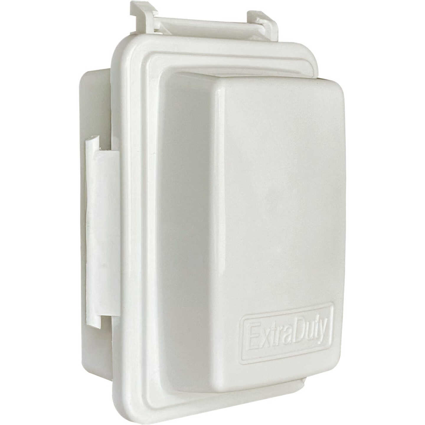 Southwire 18-In-1 Single Gang White Non-Metallic Vertical/Horizontal While In-Use Extra-Duty Rated Multi-Use Cover Image 2