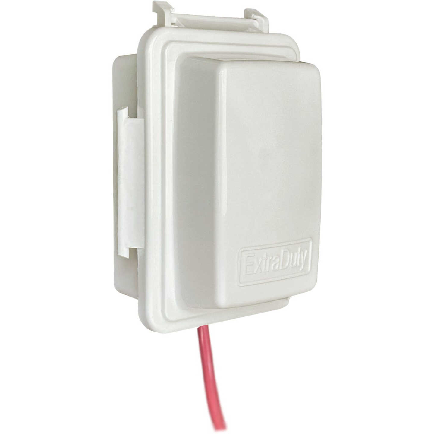 Southwire 18-In-1 Single Gang White Non-Metallic Vertical/Horizontal While In-Use Extra-Duty Rated Multi-Use Cover Image 1