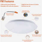 Halo 11 In. CCT LED Low Profile Round Flush Mount Ceiling Light Fixture Image 5