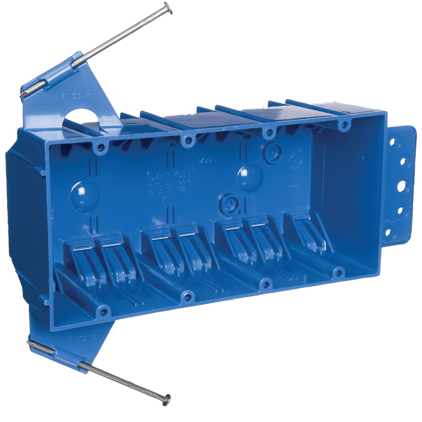 Carlon 4-Gang PVC Molded Wall Switch Box Image 1