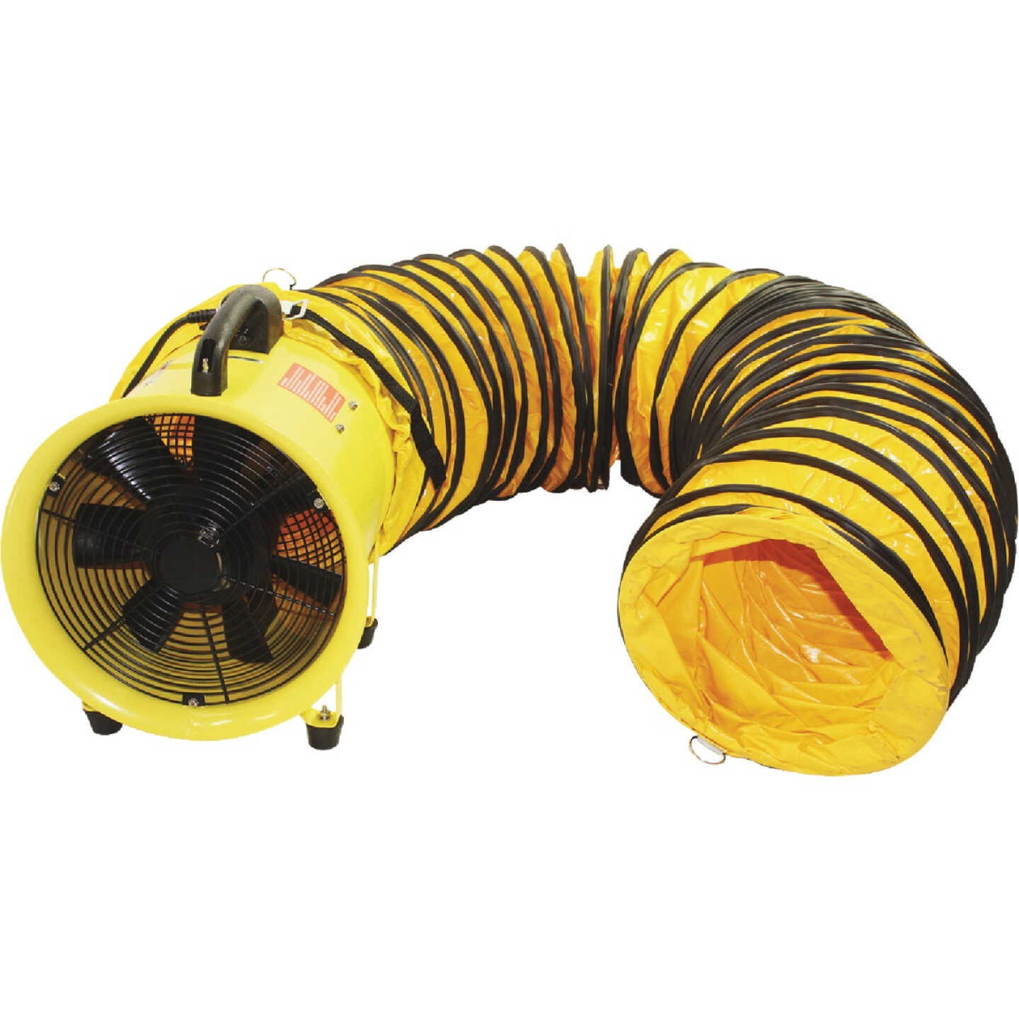Maxx Air 12 In. Axial Confined Space Ventilator with Polyvinyl Hose Image 1