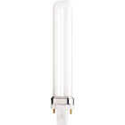 Satco 60W Equivalent Cool White GX23 Base T4 CFL Light Bulb Image 1