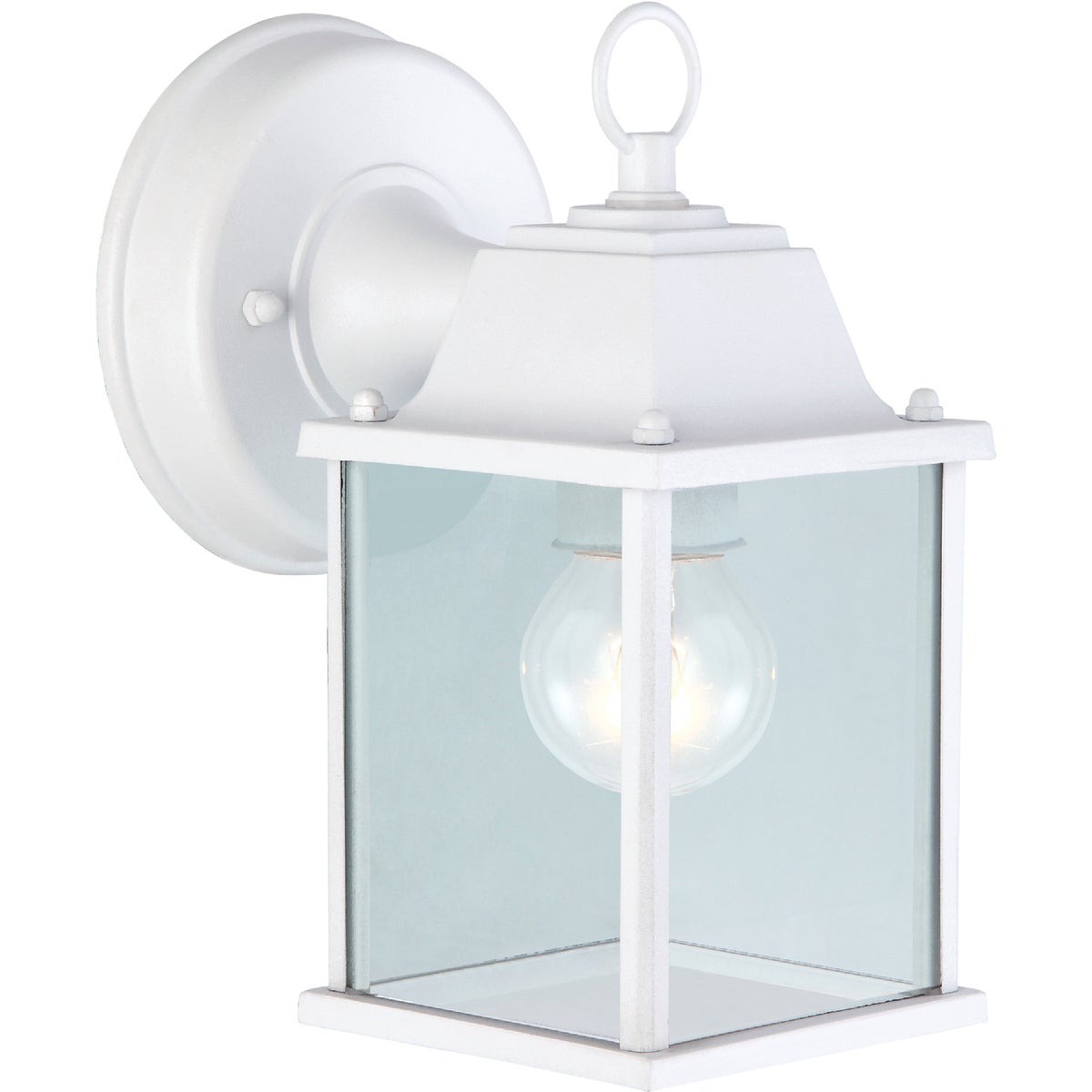 Canarm 100W Incandescent White Lantern Outdoor Wall Light Fixture