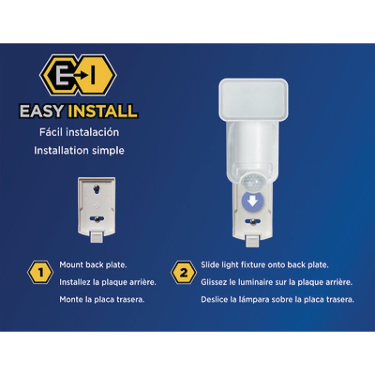 Heath Zenith White Motion Activated Single Head LED Solar Powered Security Light Fixture, 300-Lumen Image 2