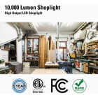 Metalux 46 In. 128W Equivalent 10,000 Lm. LED Shop Light Image 5