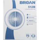 Broan-NuTone 70 CFM 65 Sq. Ft. Coverage Area 6.0 Sones Wall Ventilator Image 3