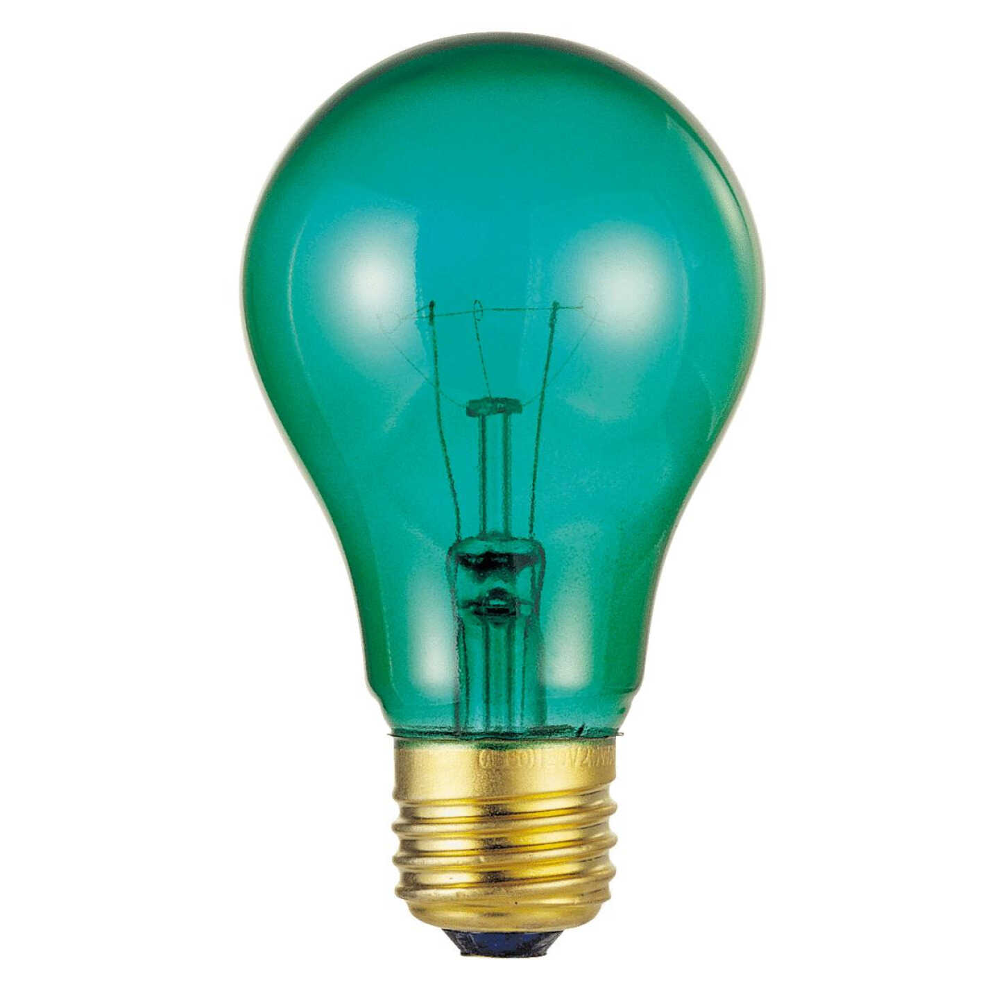 25W MEDIUM GREEN BULB Image 1