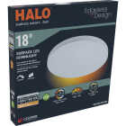Halo 18 In. CCT & Lumen Selectable LED Round Disc Surface Mount Downlight Image 7