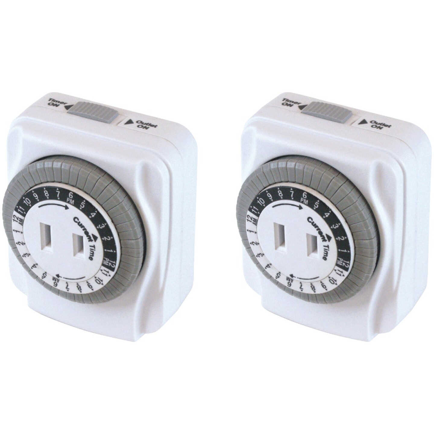 Prime 125V 24 Hr. Indoor Timer (2-Pack) Image 1