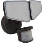 Bronze Motion Sensing Dusk-to-Dawn LED Floodlight Fixture Image 1