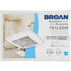 Broan-NuTone Flex Series 110 CFM 1.5 Sones 120V Ventilation Fan with Soft Surround LED Image 3