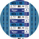 Romex 50 Ft. 14/3 Solid Blue NMW/G Electrical Wire Image 1