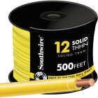 Southwire 500 Ft. 12 AWG Solid Yellow THHN Electrical Wire Image 1