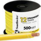 Southwire 500 Ft. 12 AWG Stranded Yellow THHN Electrical Wire Image 1