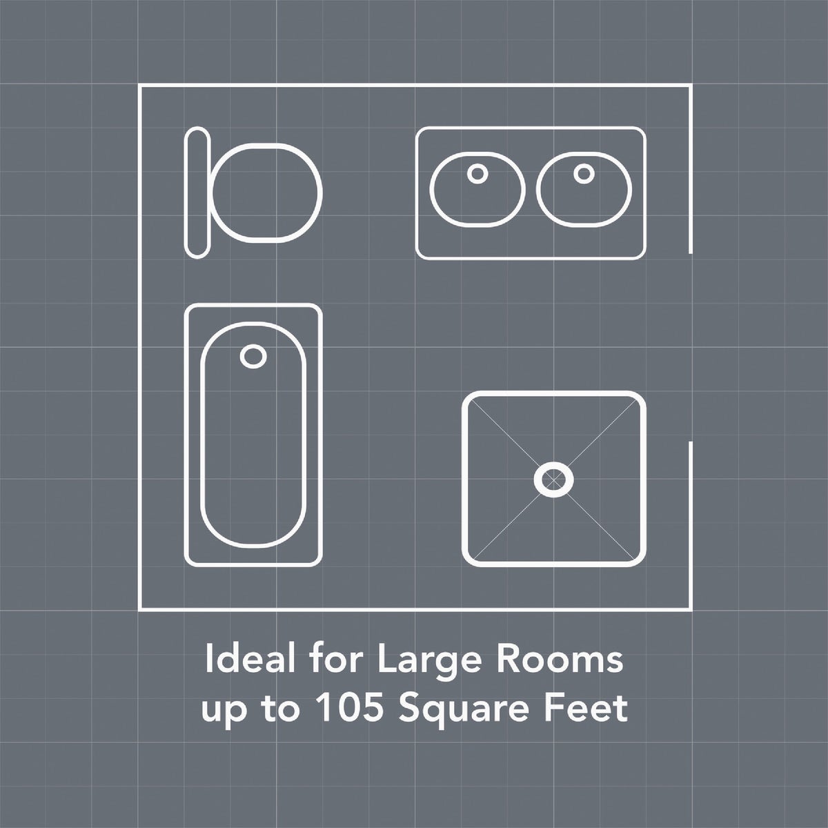 Broan Flex Series 110 CFM 1.0 Sone Ventilation Fan Image 4