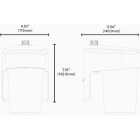 Halo White Dusk To Dawn LED Patio Light Fixture Image 2