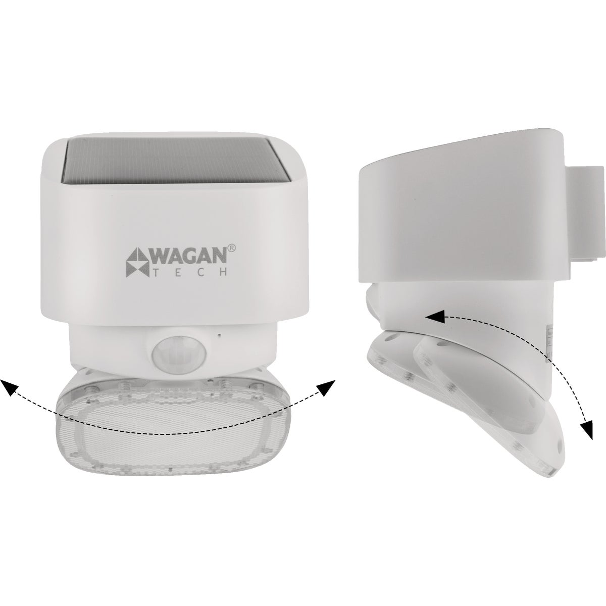 Wagan Tech White Motion Activated Dusk To Dawn 2000 Lm. Solar Wall Light Image 6