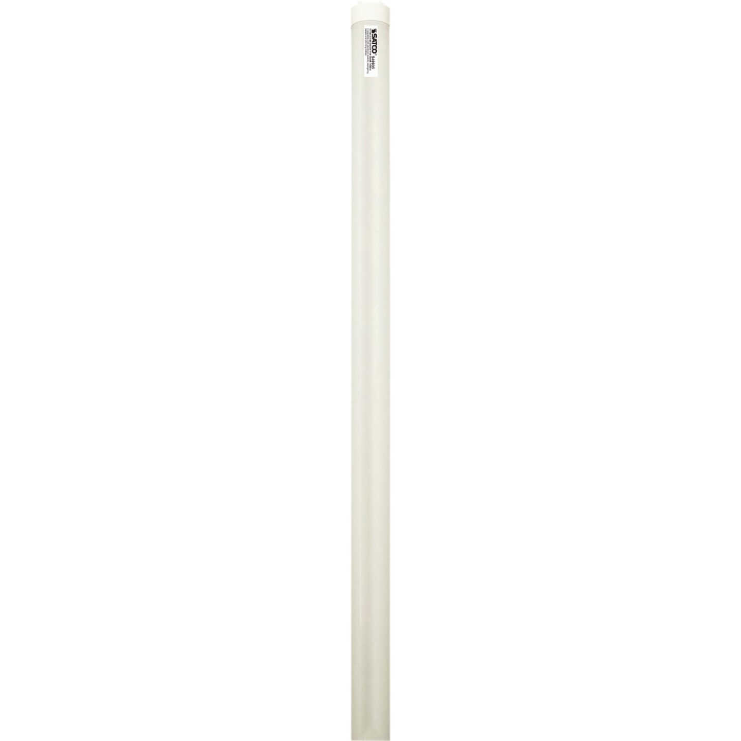 Satco 32W Equivalent 48 In. Neutral White T8 Medium Bi-Pin LED Tube Light Bulb Image 1