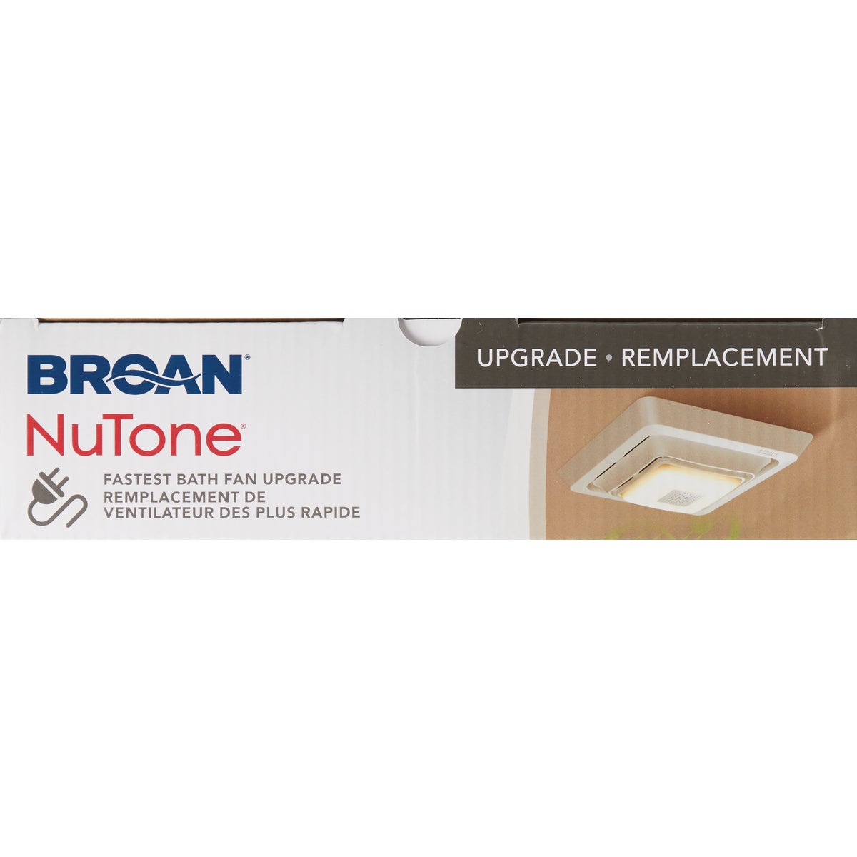 Broan-NuTone Sensonic 11 In. x 9-3/4 In. x 2 In. White Bath Exhaust Fan Upgrade Kit with Bluetooth Speaker & LED Light Image 4