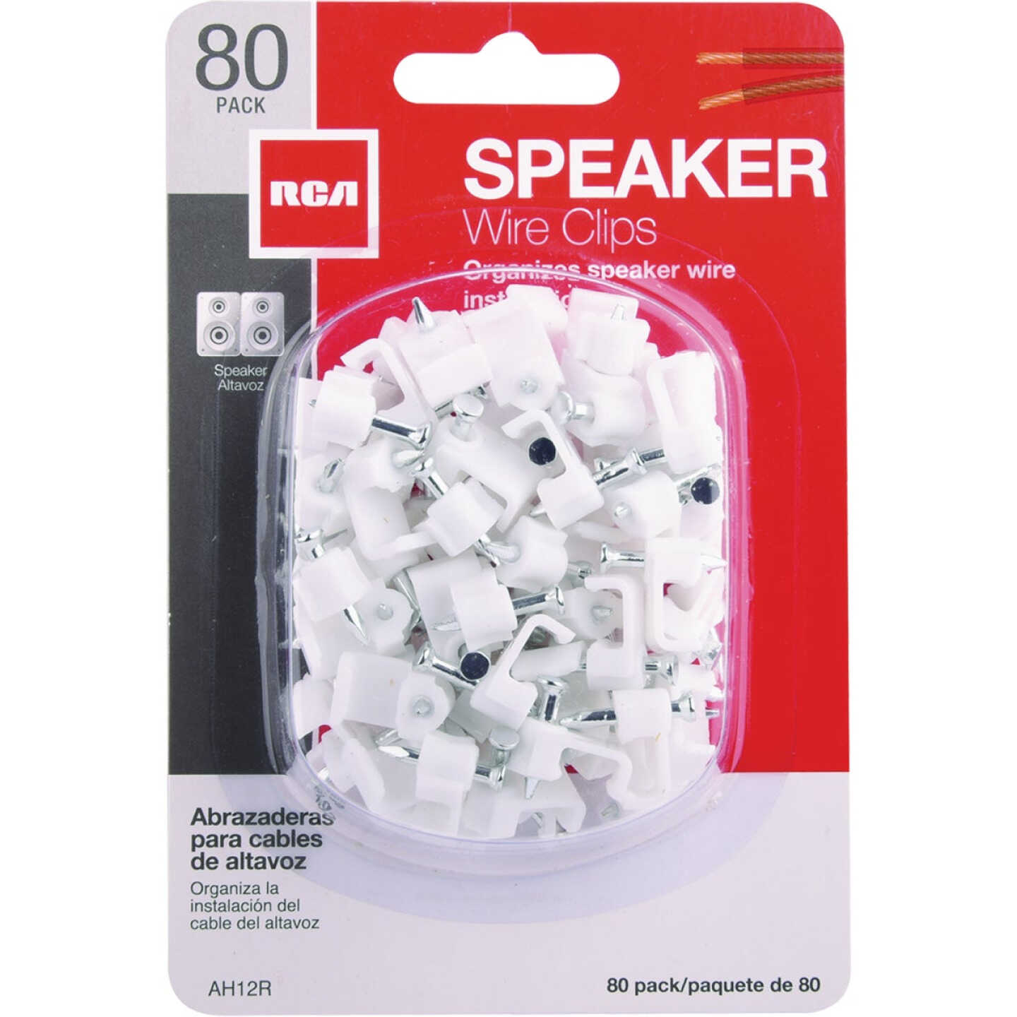 RCA Speaker Wire Clips (80-Pack) Image 1