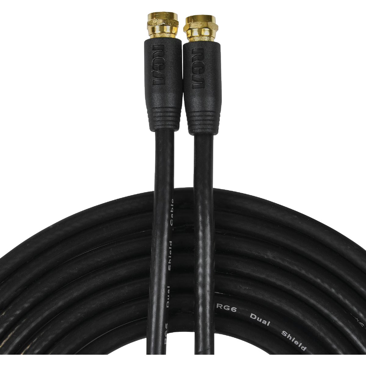 RCA 25 Ft. Black Digital RG6 Coaxial Cable Image 3