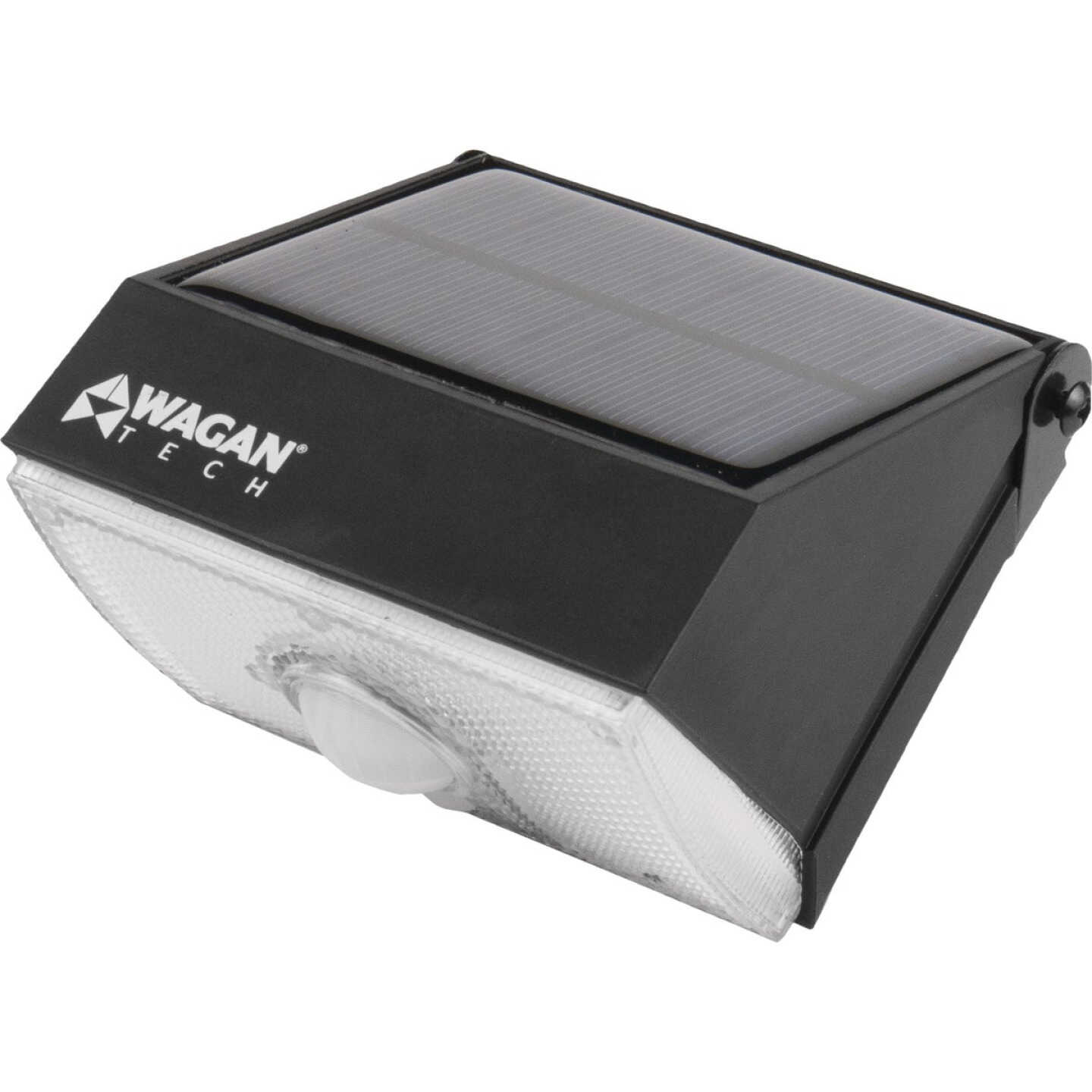 Wagan Tech Black Motion Activated Dusk To Dawn 1000 Lm. Solar Wall Light Image 1