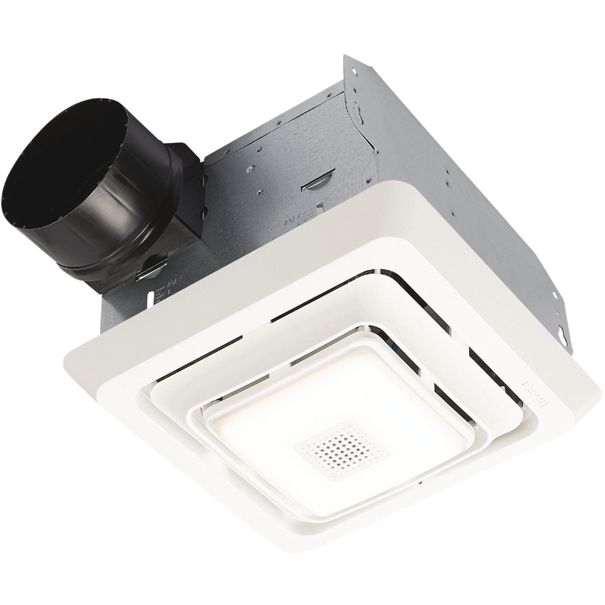 Broan-NuTone Roomside Series 70 CFM 2.0 Sones 120V Bluetooth Speaker Bathroom Exhaust Fan with LED Light