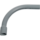 Carlon 1-1/4 In. Schedule 40 90 Deg Standard Radius Belled End PVC Elbow Image 1