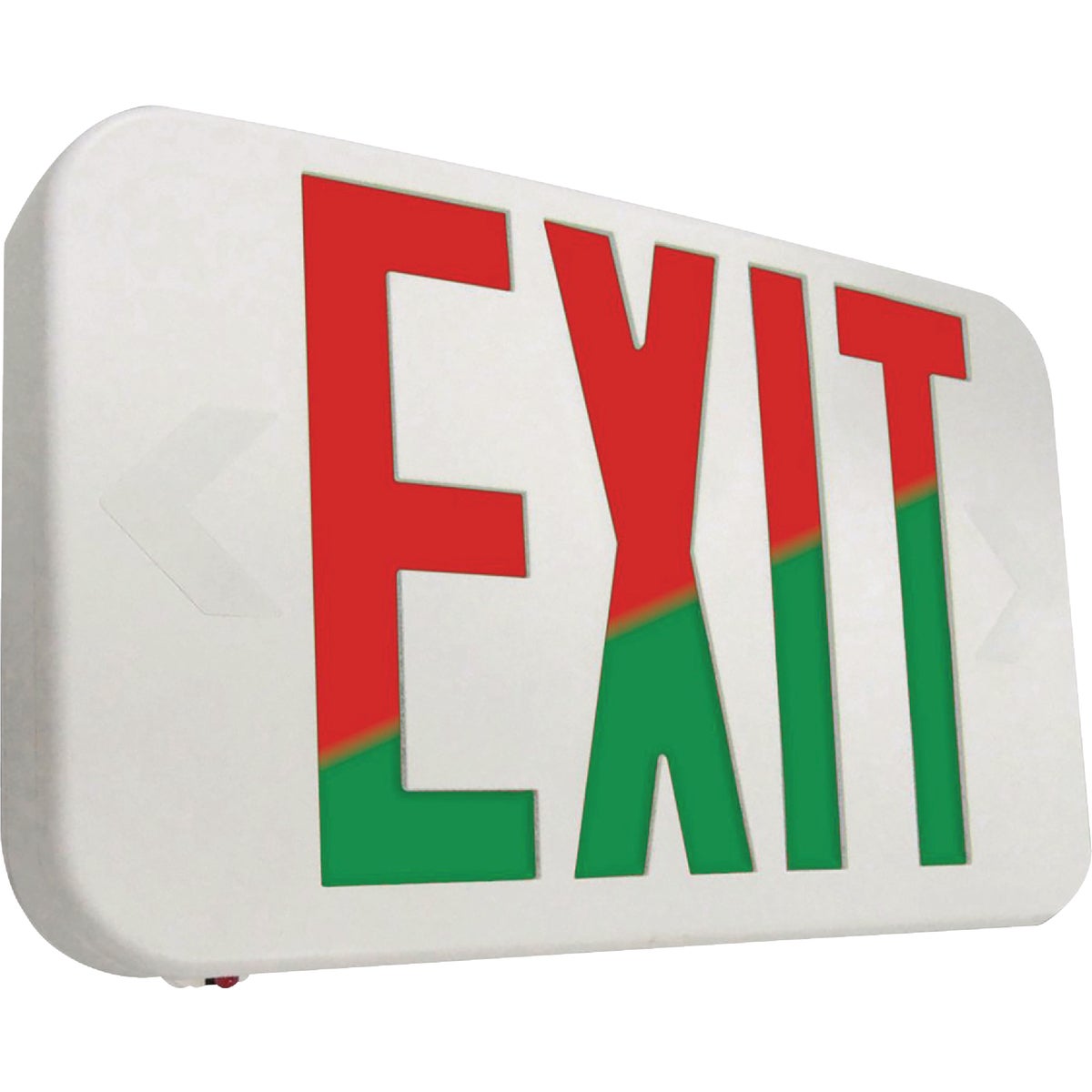 Sure-Lites Red/Green Selectable Lettering Polycarbonate LED Exit Sign
