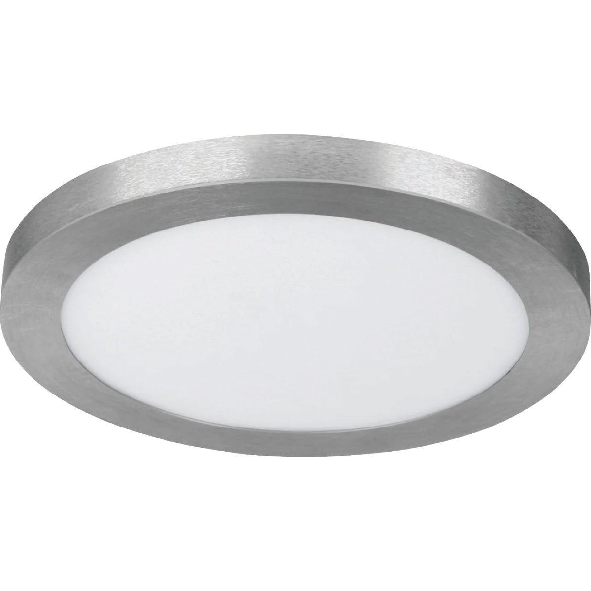 Feit Electric Edge-Lit 13 In. Nickel Round Disc 4-Way LED Flush Mount Light Image 5