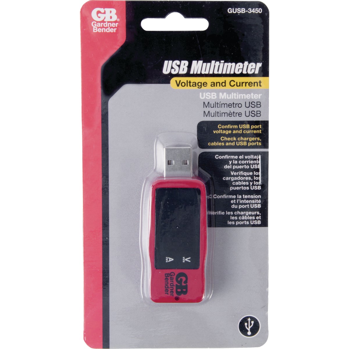Gardner Bender 4-Function Digital USB Multimeter Image 2
