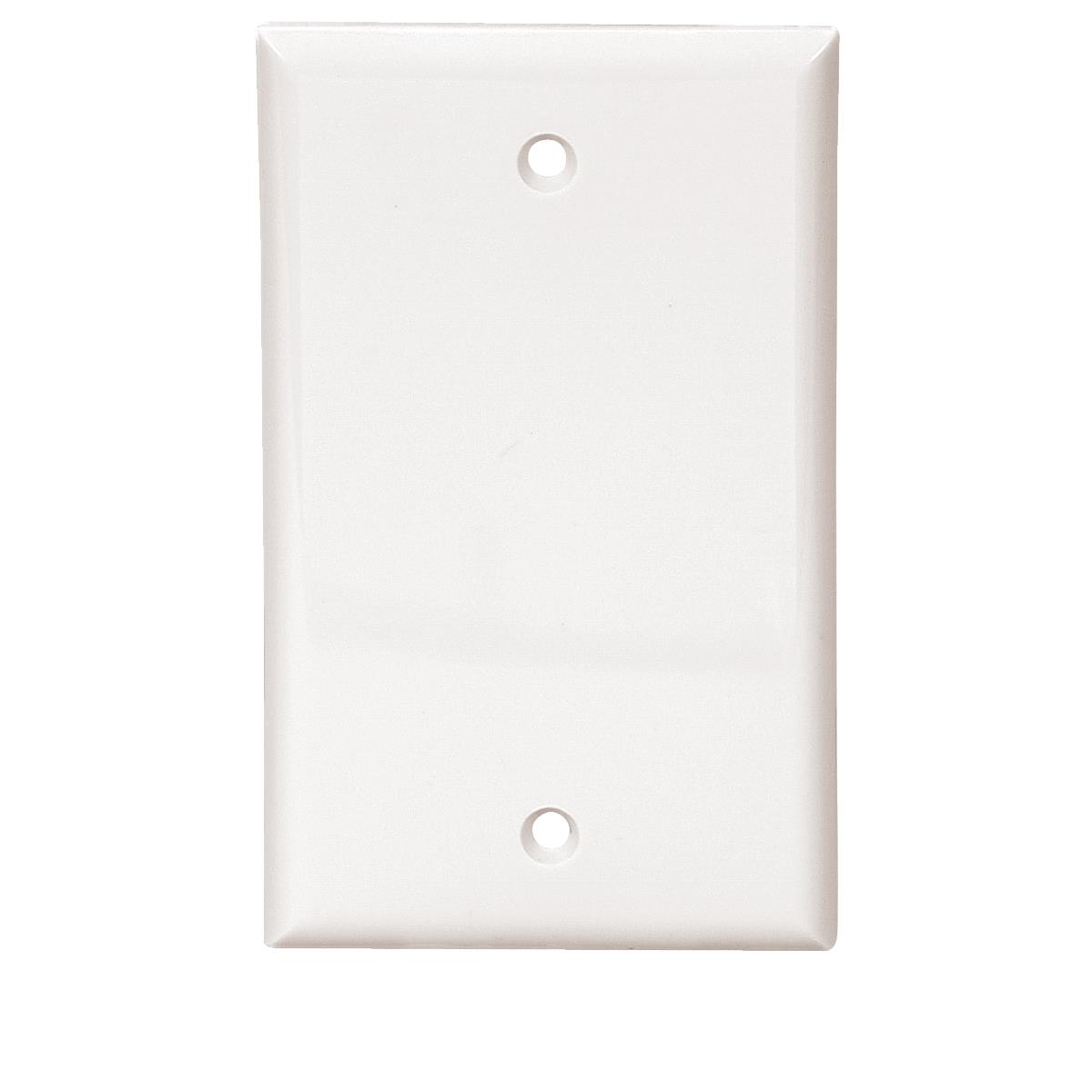 WHT BLANK WALL PLATE Image 1