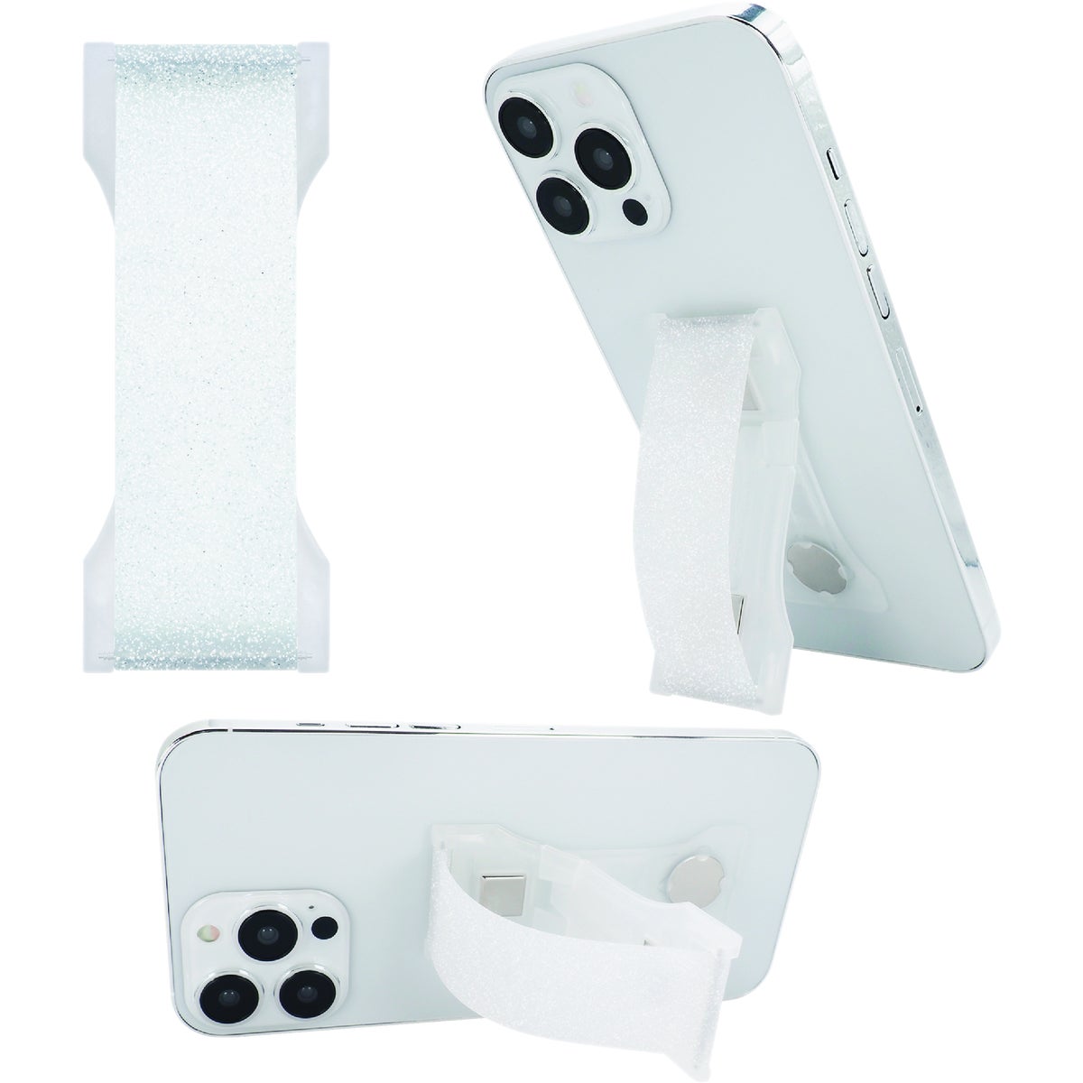 LoveHandle PRO Crystal Clear Glitter Magnetic Phone Grip