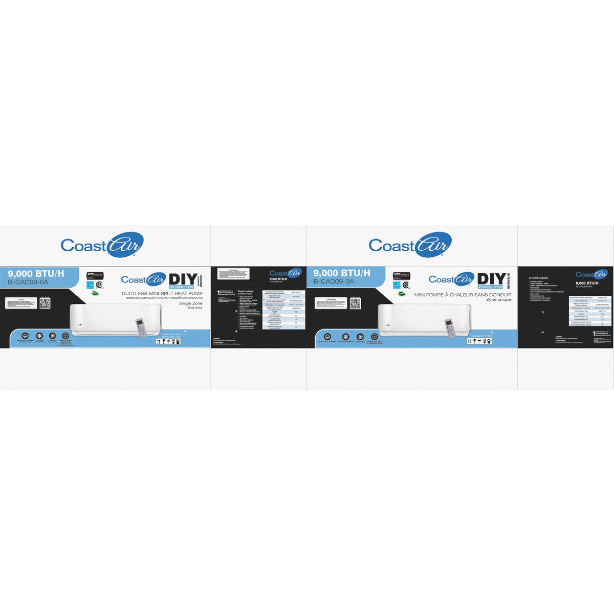 Coast Air 9000 BTU 400 Sq. Ft. Mini-Split Room Air Conditioner & Heat Pump Image 4