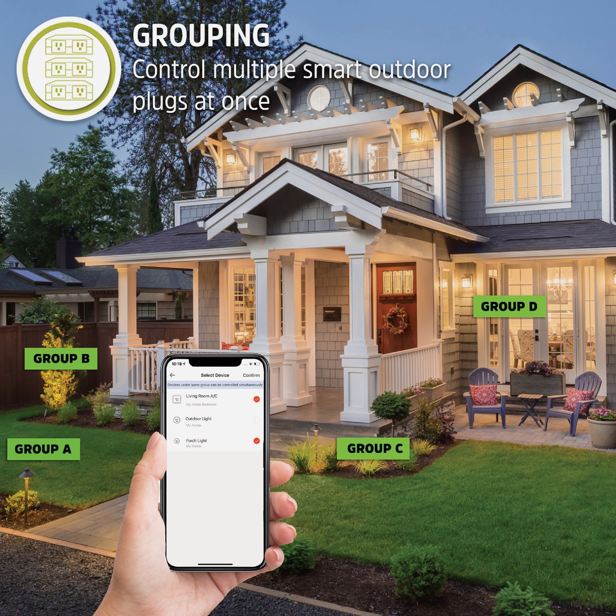 Energizer 15A 2-Outlet Smart WiFi Outdoor Plug Image 3