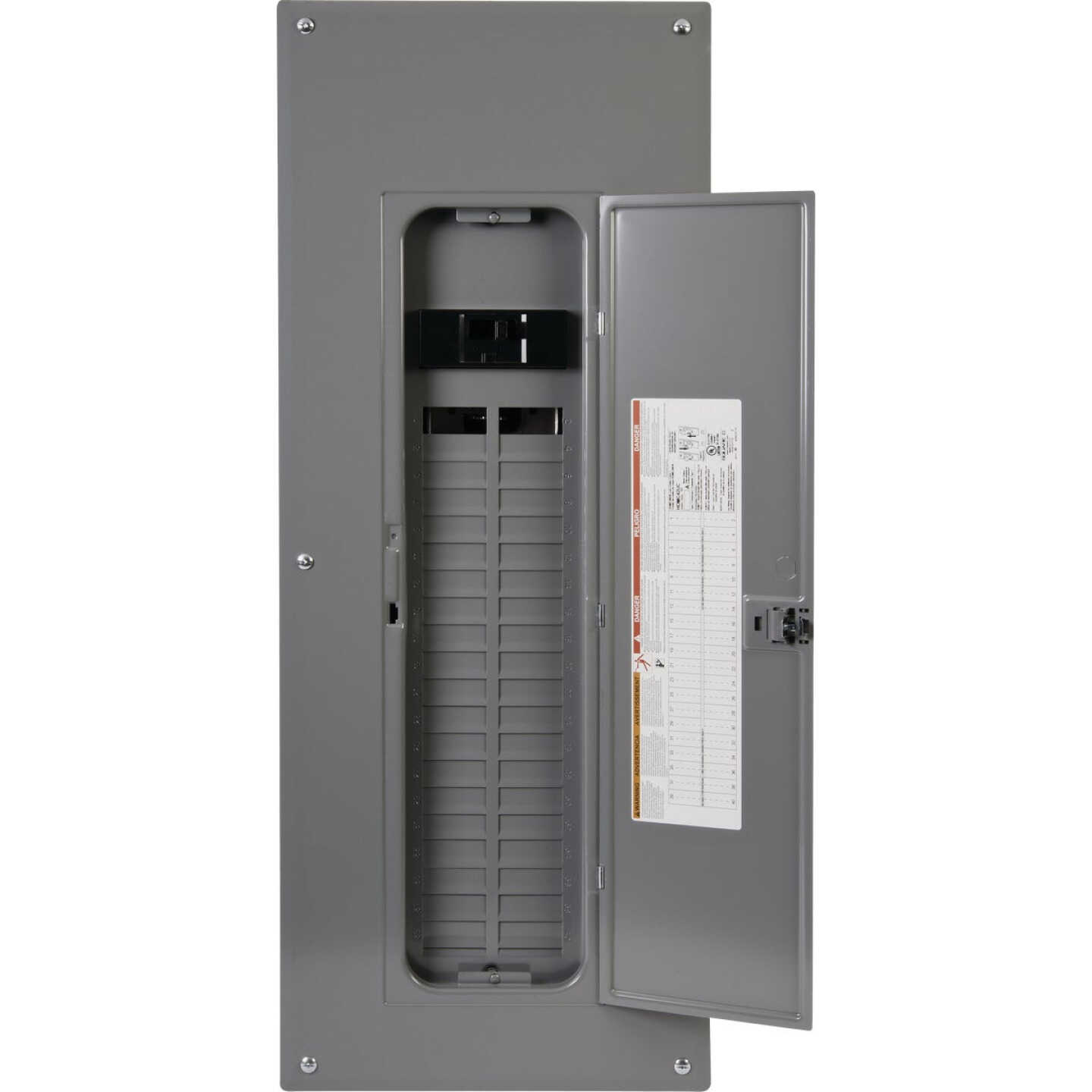 Square D Homeline 200A 40-Space 80-Pole Indoor Meter Breaker Panel Image 1