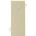 Leviton 1-Gang Standard Center Nylon Blank Wall Plate, Ivory Image 1