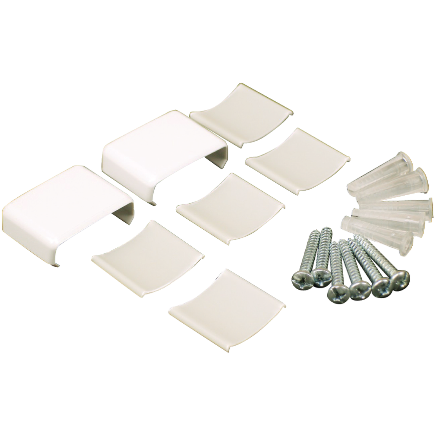 Wiremold White Wire Protector Accessory Kit Image 1